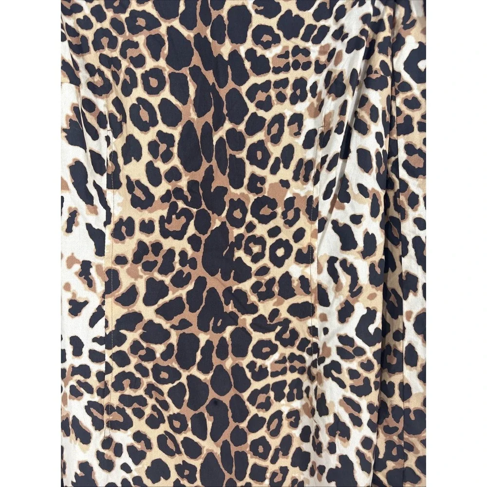 Tuckernuck  X India Hicks Womens Leopard Domino Mini Dress XXS Mob Wife Revenge